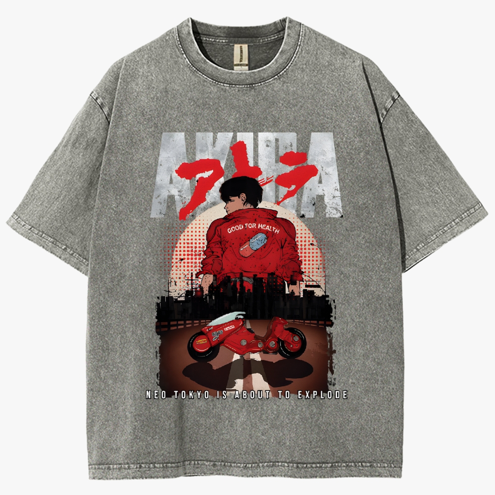 Akira Projects Unisex Fit Washed T-Shirt