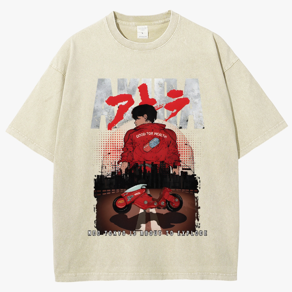 Akira Projects Unisex Fit Washed T-Shirt