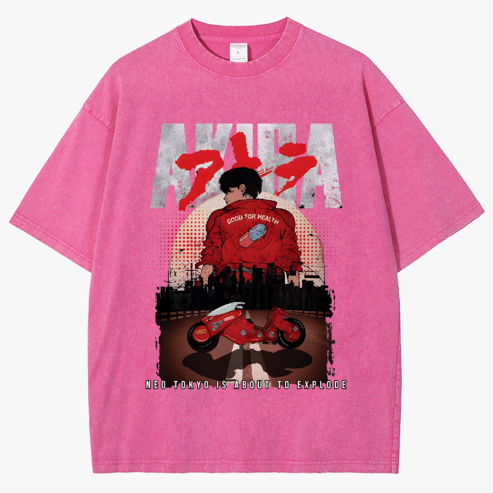 Akira Projects Unisex Fit Washed T-Shirt