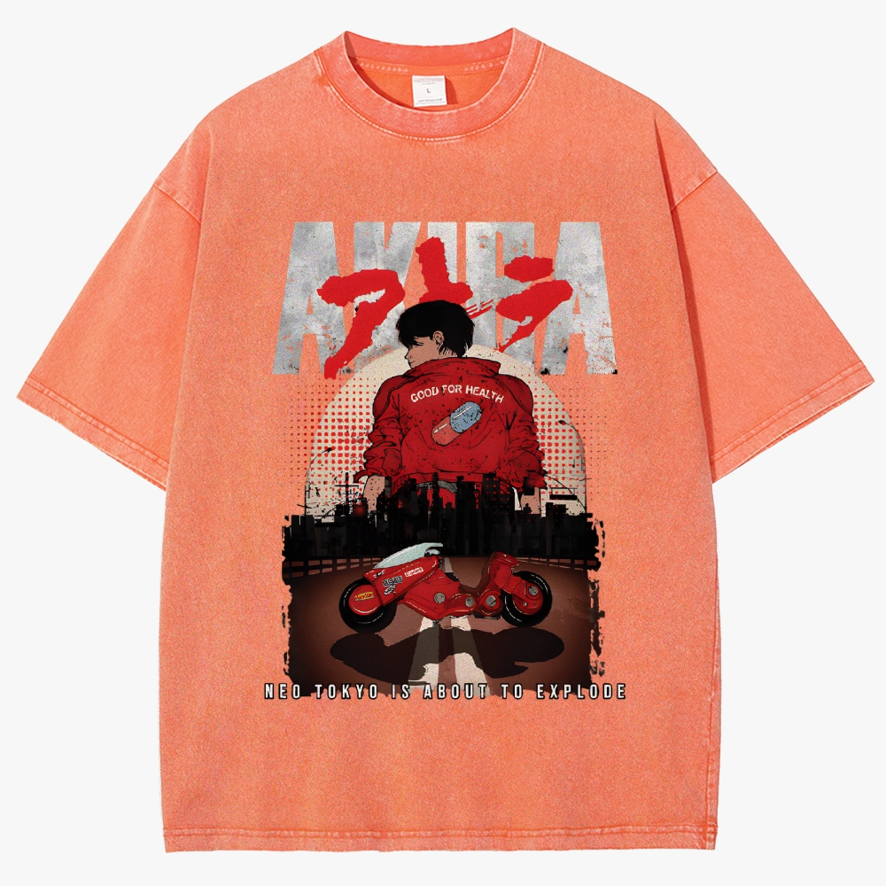 Akira Projects Unisex Fit Washed T-Shirt