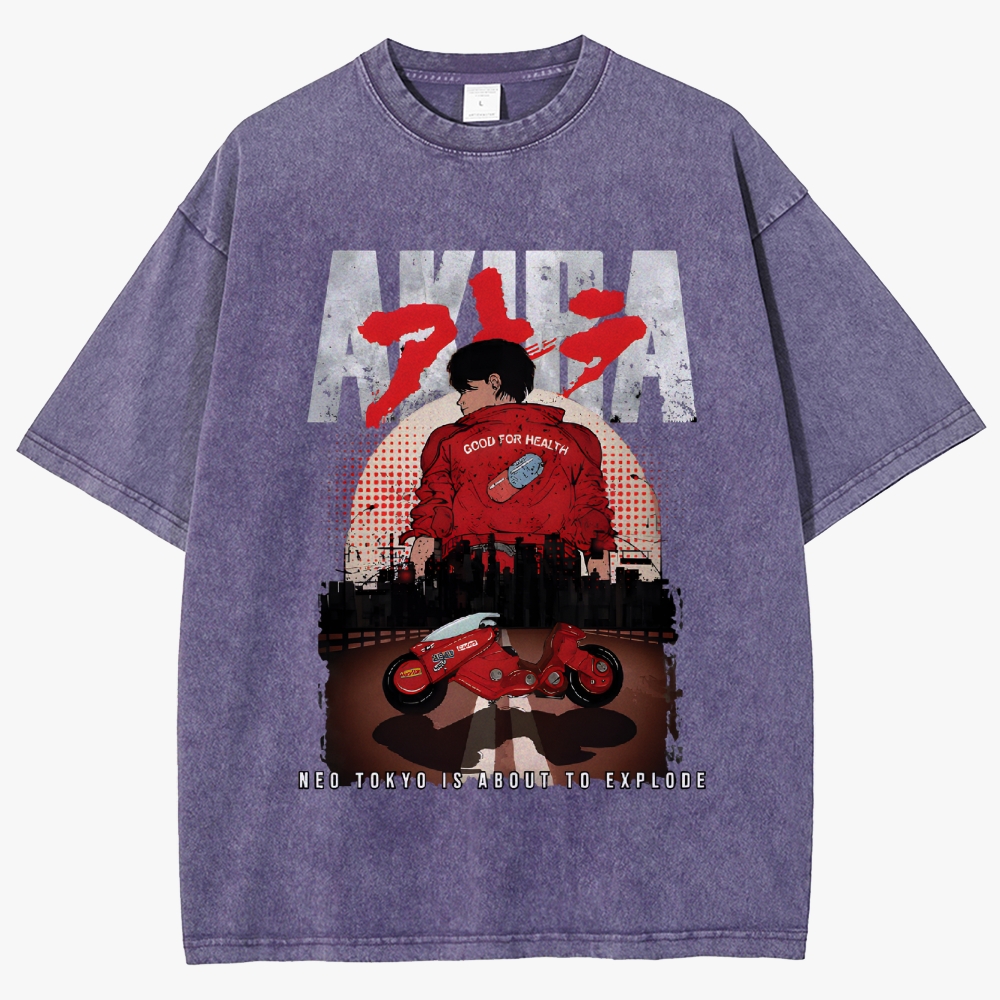 Akira Projects Unisex Fit Washed T-Shirt