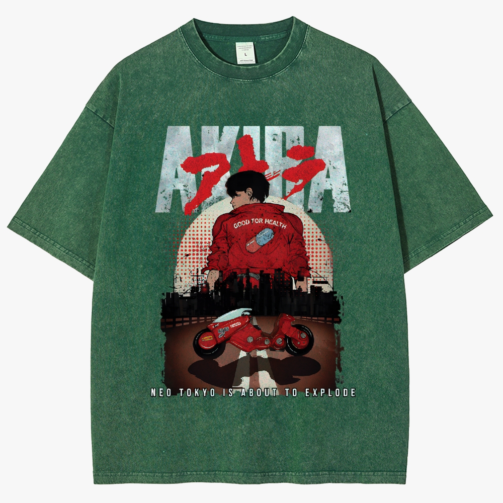 Akira Projects Unisex Fit Washed T-Shirt