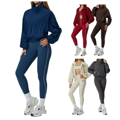 🔥2025 NEWS Women's Sports Jacket Hooded Long Sleeve Zipper Quick Dry Nylon Spandex Blend Yoga Running Outdoor Activities