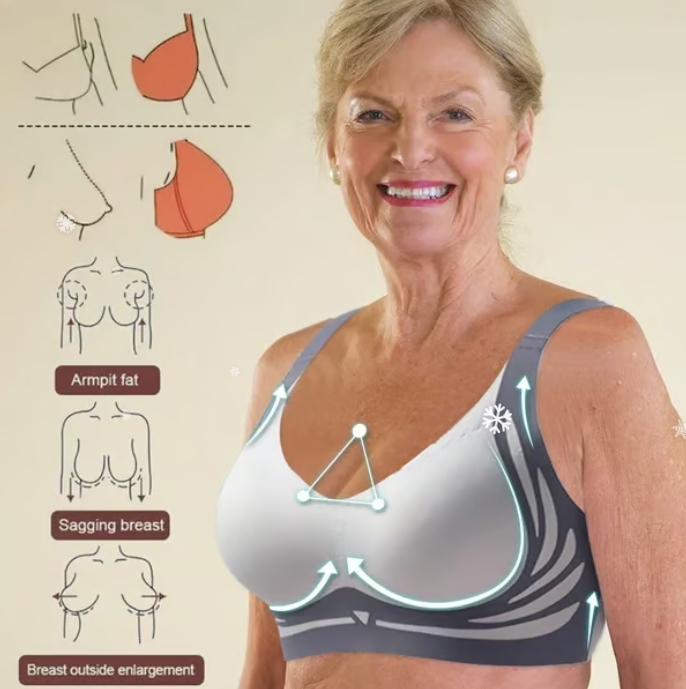 🔥Clearance Sale Buy 1 Get 3 Packs🎁Super gather bra | Wireless Push-up Bra👍No more sagging breasts