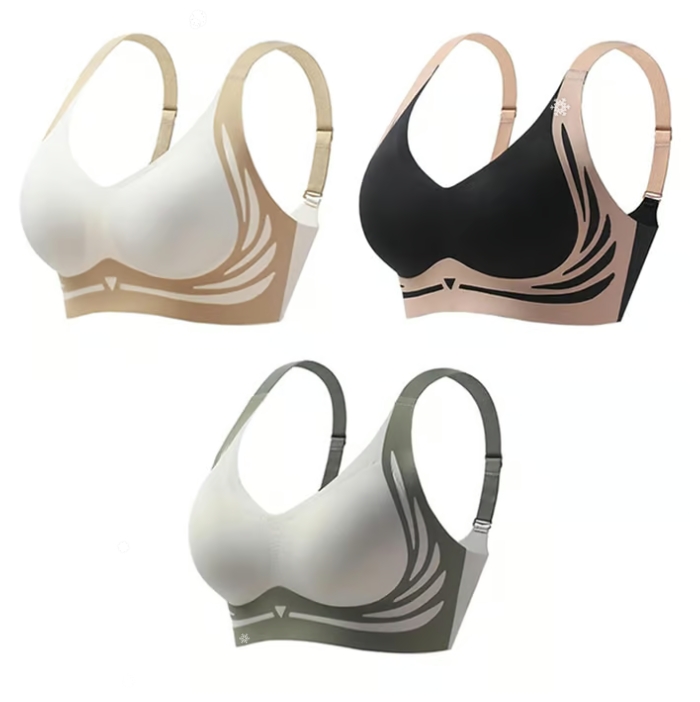 🔥Clearance Sale Buy 1 Get 3 Packs🎁Super gather bra | Wireless Push-up Bra👍No more sagging breasts