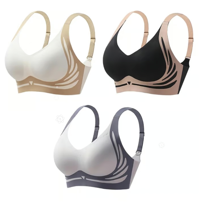 🔥Clearance Sale Buy 1 Get 3 Packs🎁Super gather bra | Wireless Push-up Bra👍No more sagging breasts