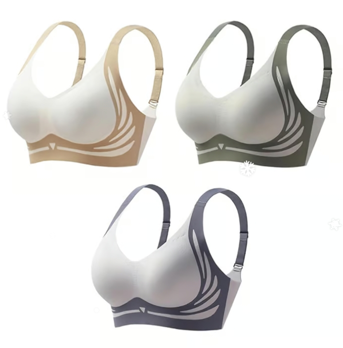 🔥Clearance Sale Buy 1 Get 3 Packs🎁Super gather bra | Wireless Push-up Bra👍No more sagging breasts