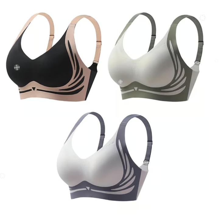 🔥Clearance Sale Buy 1 Get 3 Packs🎁Super gather bra | Wireless Push-up Bra👍No more sagging breasts