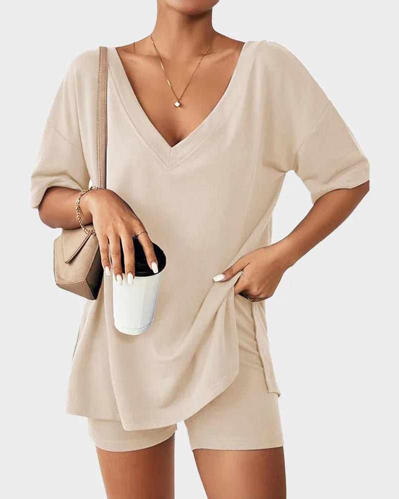 🔥Casual Vibe Comfy Oversized 2-Piece Lounge Set