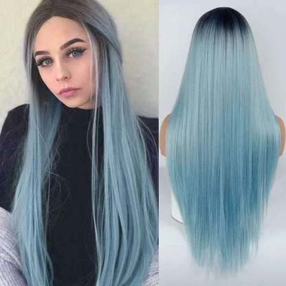 55 long, straight natural wigs, everyday fashion details
