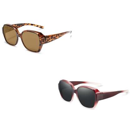 🎉Buy 1, Get 1 Free😎New trendy 2026 round cat-eye sunglasses—polarized with UV400 protection🕶️