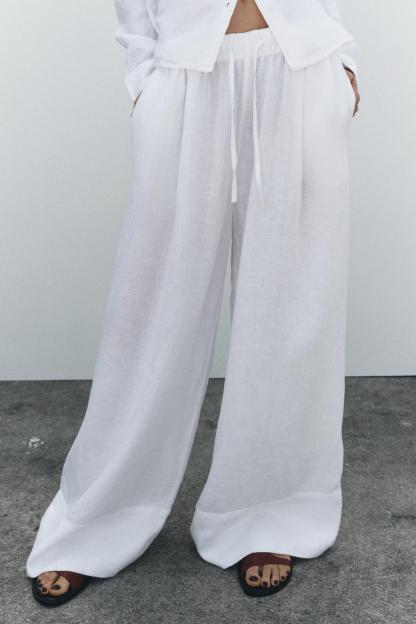 Last day 50%OFF🔥100% LINEN PALAZZO SET(Buy 2 Free Shipping)