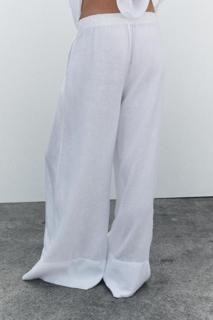 Last day 50%OFF🔥100% LINEN PALAZZO SET(Buy 2 Free Shipping)
