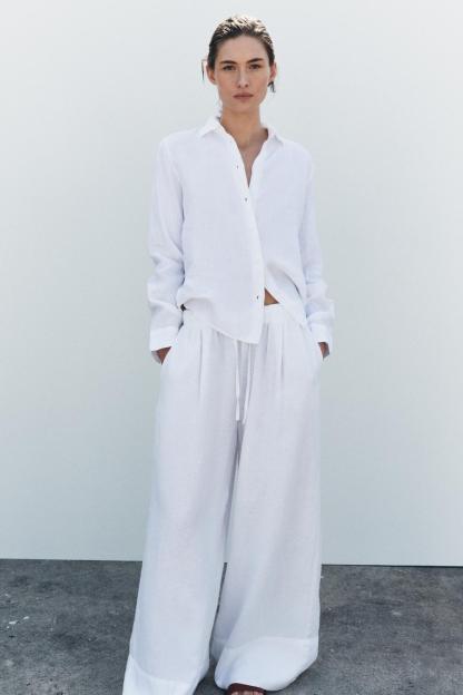 Last day 50%OFF🔥100% LINEN PALAZZO SET(Buy 2 Free Shipping)
