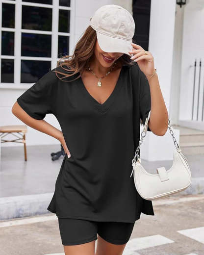 🔥Casual Vibe Comfy Oversized 2-Piece Lounge Set