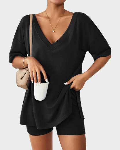 🔥Casual Vibe Comfy Oversized 2-Piece Lounge Set