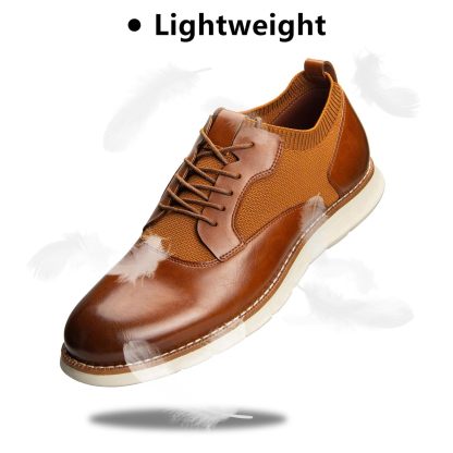 Behavory™⏰Promotion - 70% OFF🔥 Men's Loafers Genuine Leather Shoes Casual Oxford Lace Up Dress Shoes