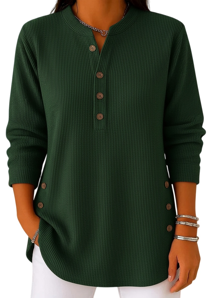 CLEARANCE SALE🔥 Women's Solid Color Crew Neck Long Sleeve Casual Loose Knit Pullover