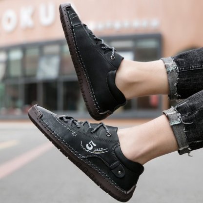 ReliefFoot™⏰Promotion - 70% OFF🔥Leather Orthopedic Shoes Men Leather Winter Boots