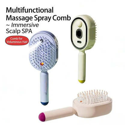 🔥LAST DAY SALE 49% OFF-🔥Electric Spray Air Cushion Massage Comb