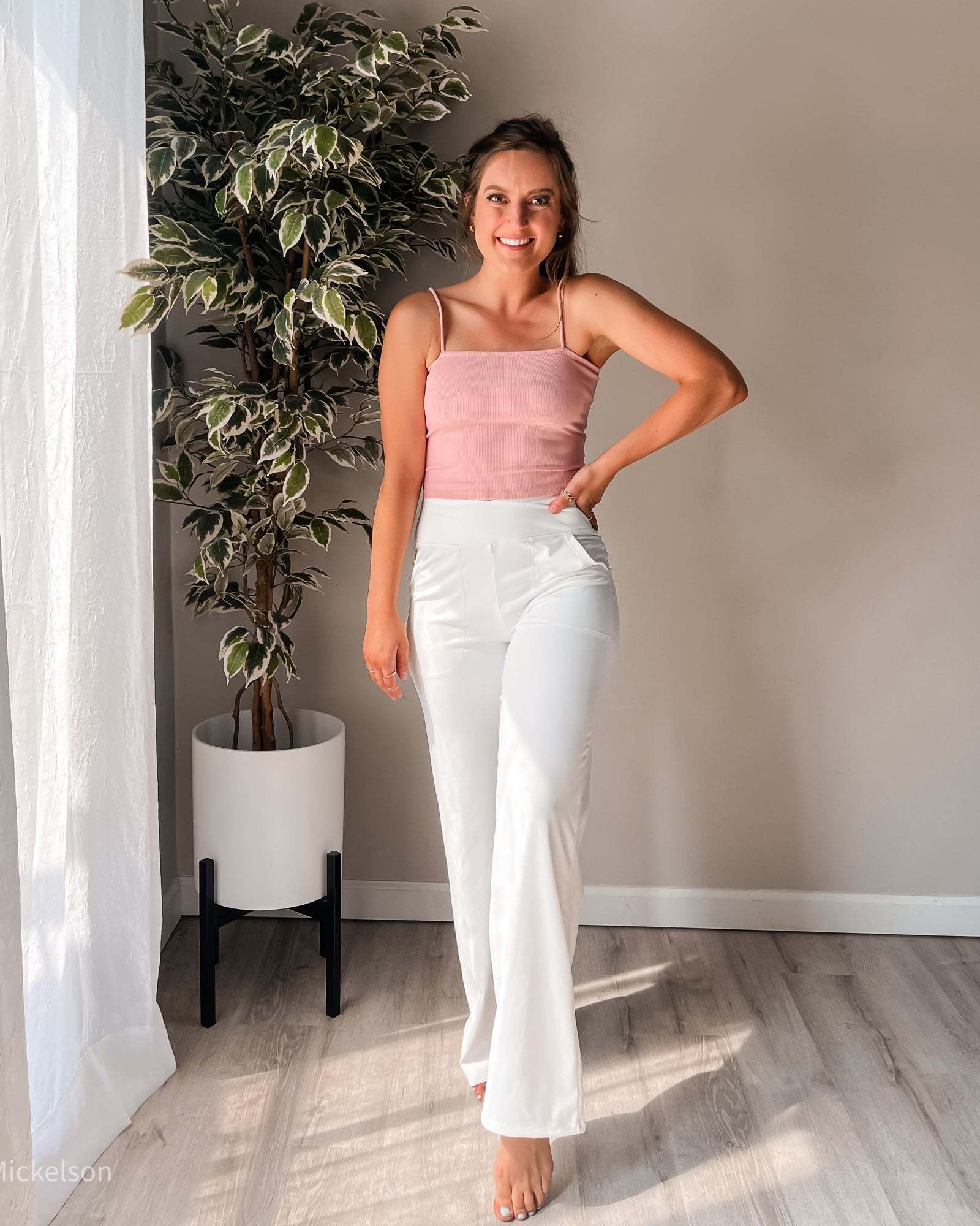 🔥Wide Leg High-Waist Casual Pants 31