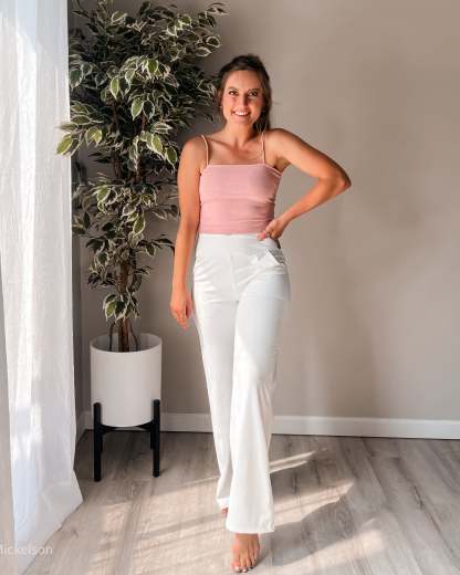 🔥Wide Leg High-Waist Casual Pants 31