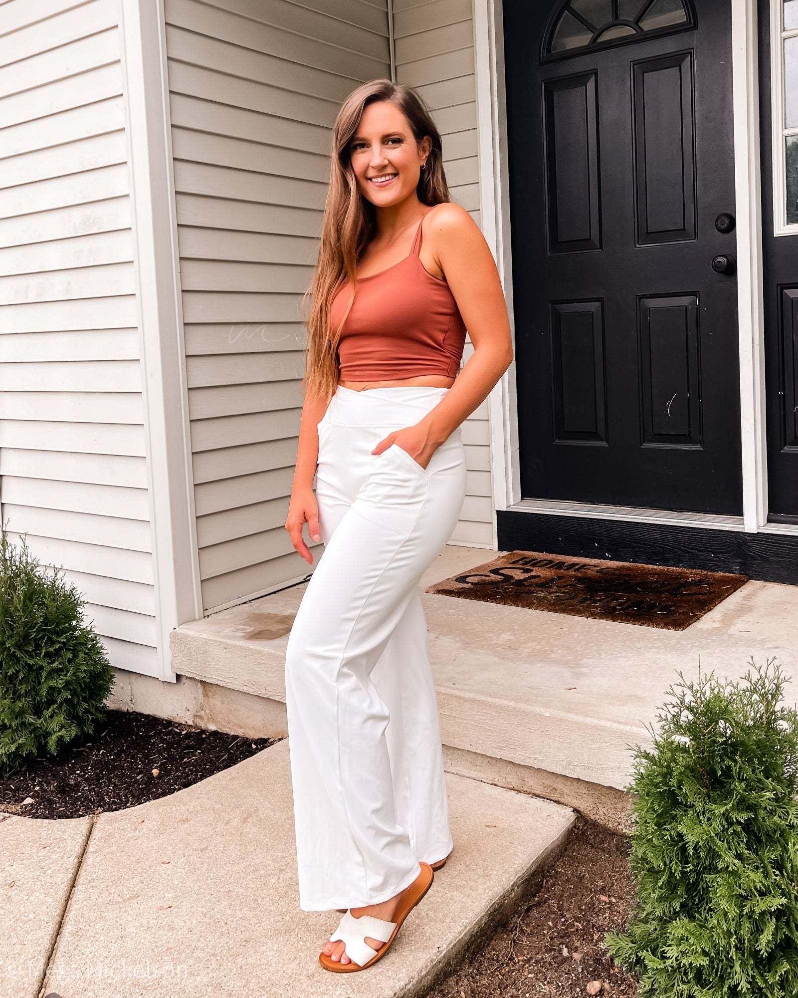 🔥Wide Leg High-Waist Casual Pants 31