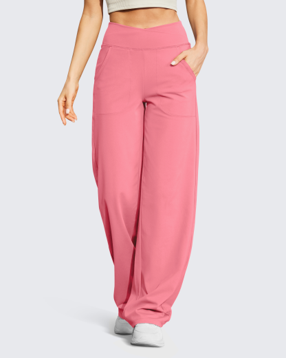 🔥Wide Leg High-Waist Casual Pants 31