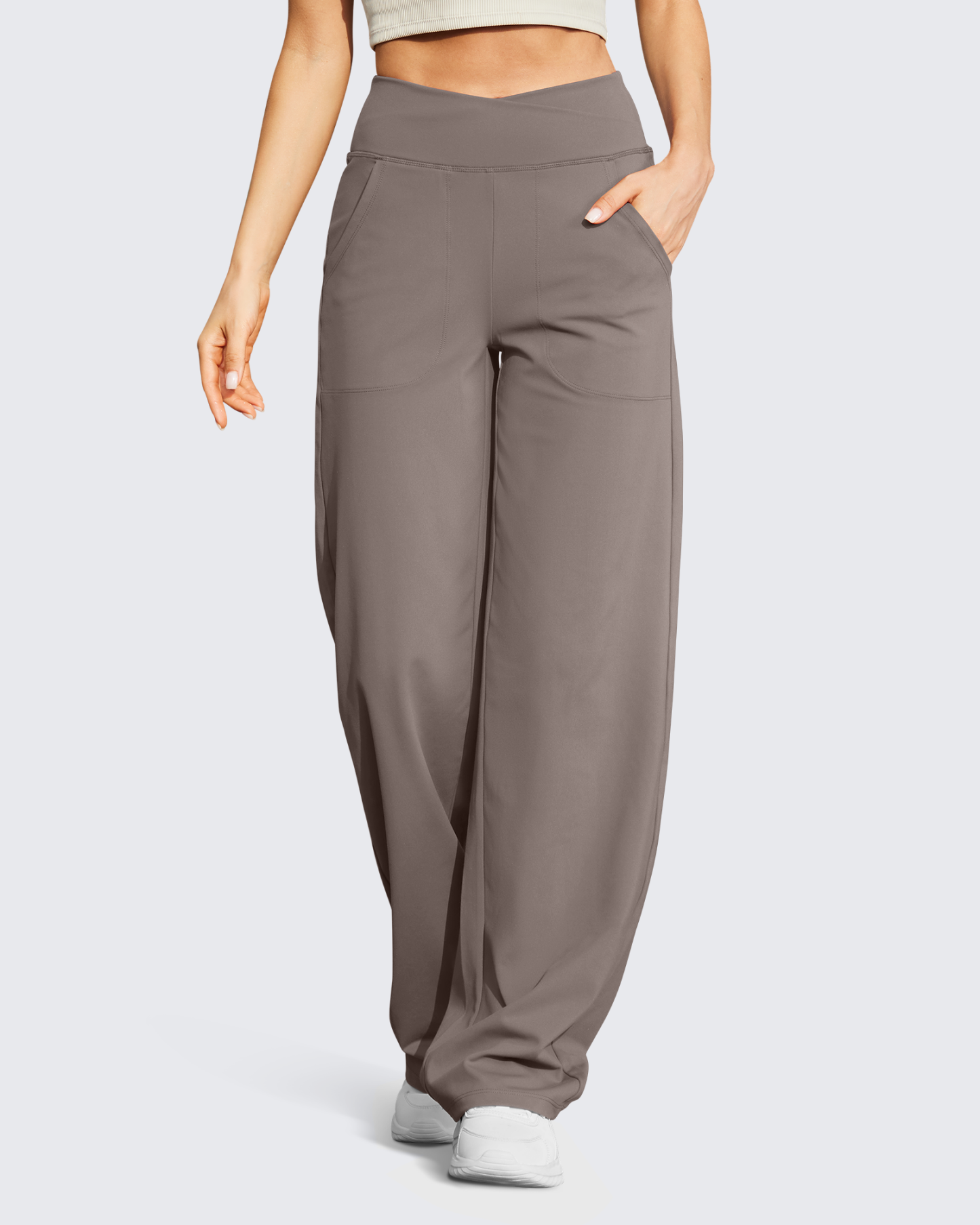🔥Wide Leg High-Waist Casual Pants 31