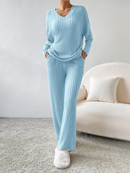RelaxFit | 2-Delig Trendy Lounge Set | Geribd Comfort | Dames Kleding