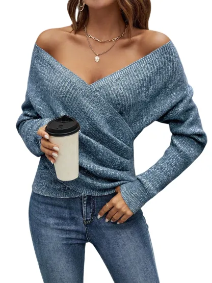 🔥Elegant Women's Casual Knit Sweater - suitable for Spring and Autumn Wear