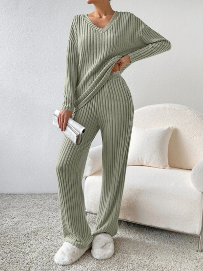 RelaxFit | 2-Delig Trendy Lounge Set | Geribd Comfort | Dames Kleding