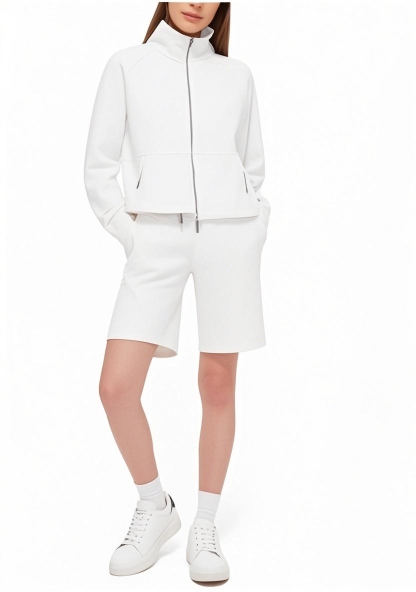 New Arrival 2025 SS All - American Full - Zip Multifunctional Long - sleeve Shorts Outfit