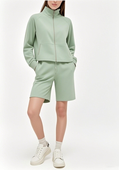 New Arrival 2025 SS All - American Full - Zip Multifunctional Long - sleeve Shorts Outfit