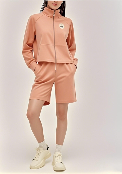 New Arrival 2025 SS All - American Full - Zip Multifunctional Long - sleeve Shorts Outfit