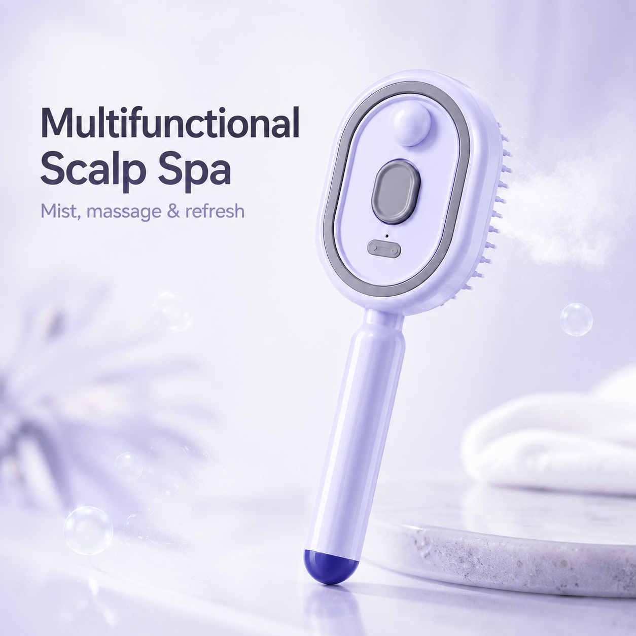 🔥LAST DAY SALE 49% OFF-🔥Electric Spray Air Cushion Massage Comb