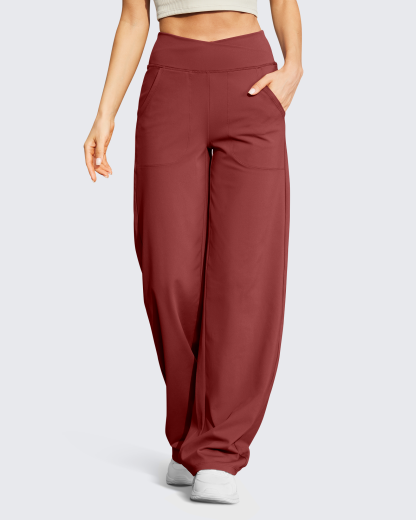 🔥Wide Leg High-Waist Casual Pants 31