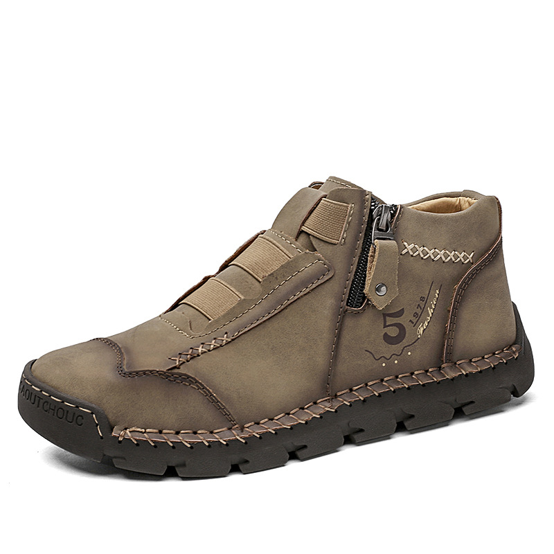ReliefFoot™ Men's Vintage Casual Soft And Breathable Cowhide Leather Boots