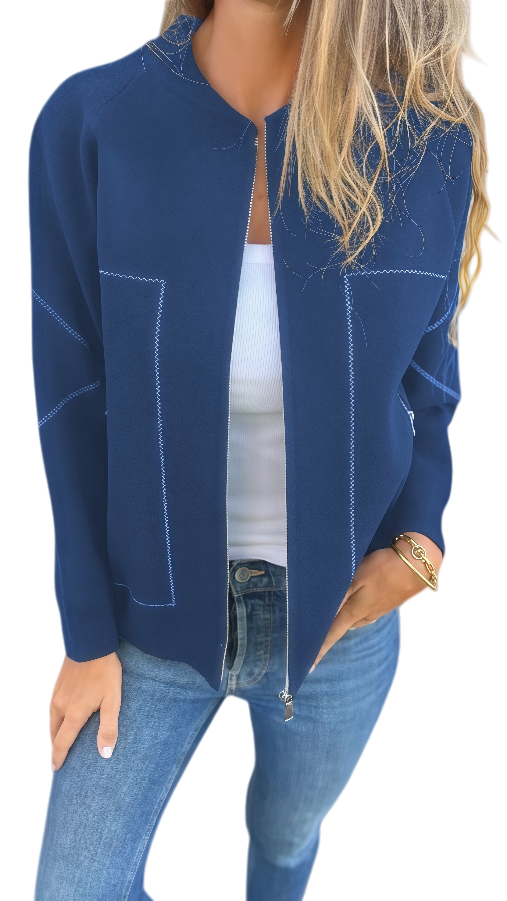 🔥Autumn and Winter Casual Zipper Solid Color Popular Jacket