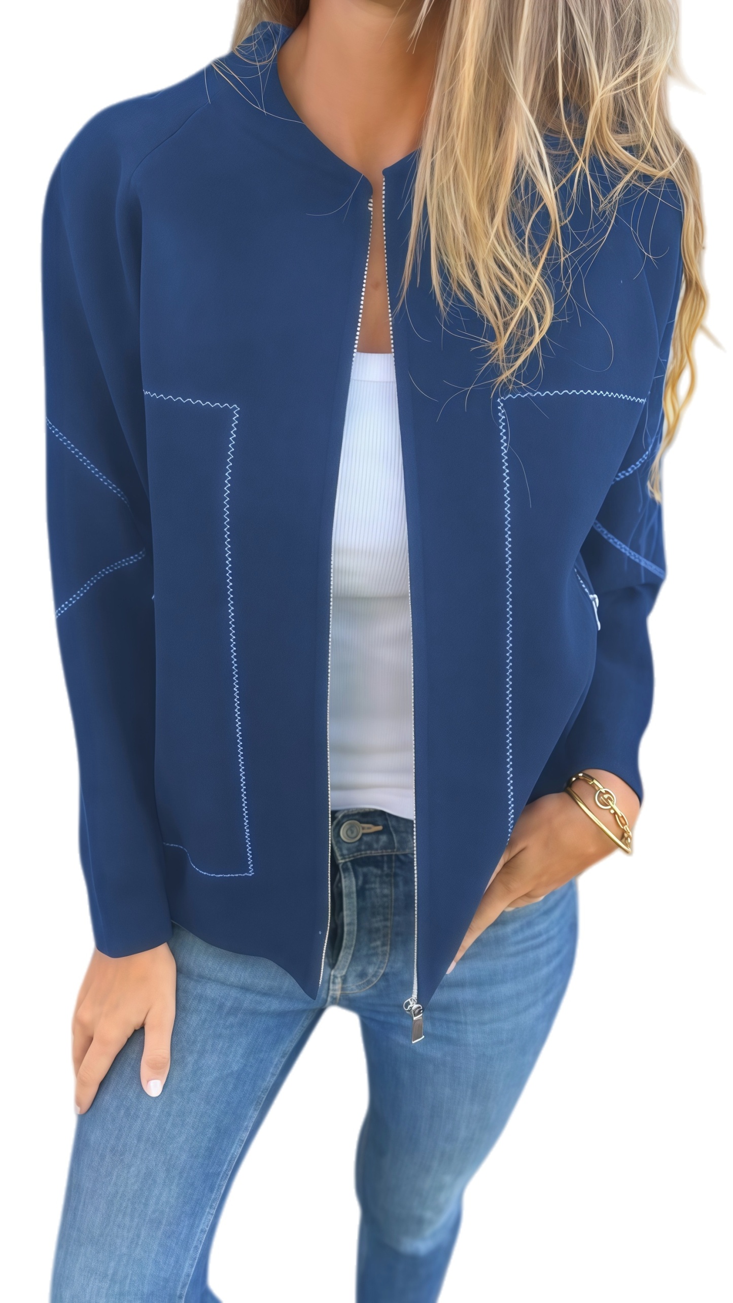🔥Autumn and Winter Casual Zipper Solid Color Popular Jacket