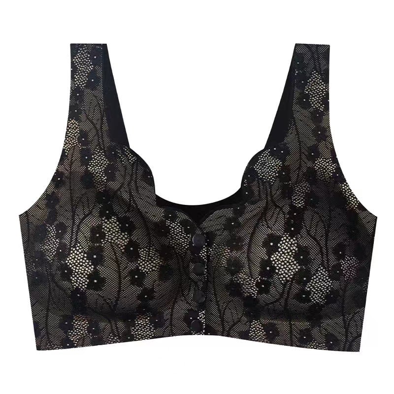 Front-Open Wire-Free Bra for Middle-Aged and Elderly