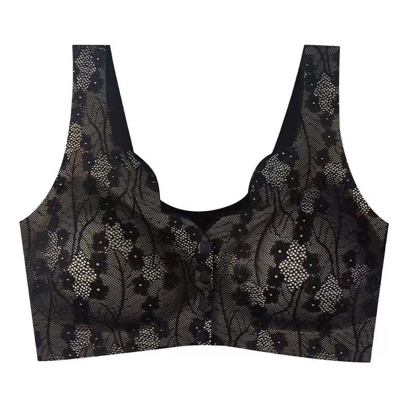 Front-Open Wire-Free Bra for Middle-Aged and Elderly