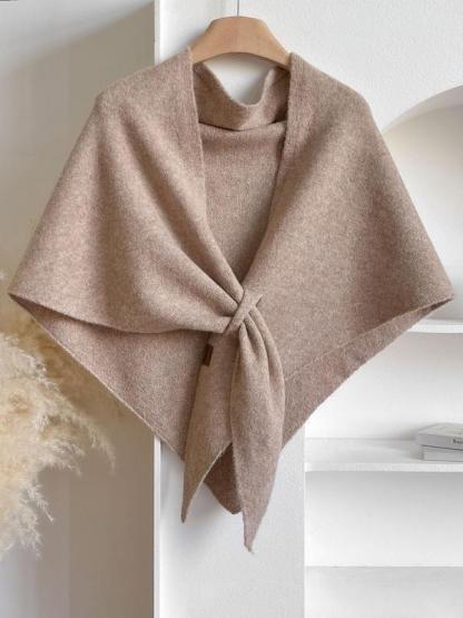 🔥🧥🎁Last Day 🔥Women's Solid Color Shawl for All Seasons