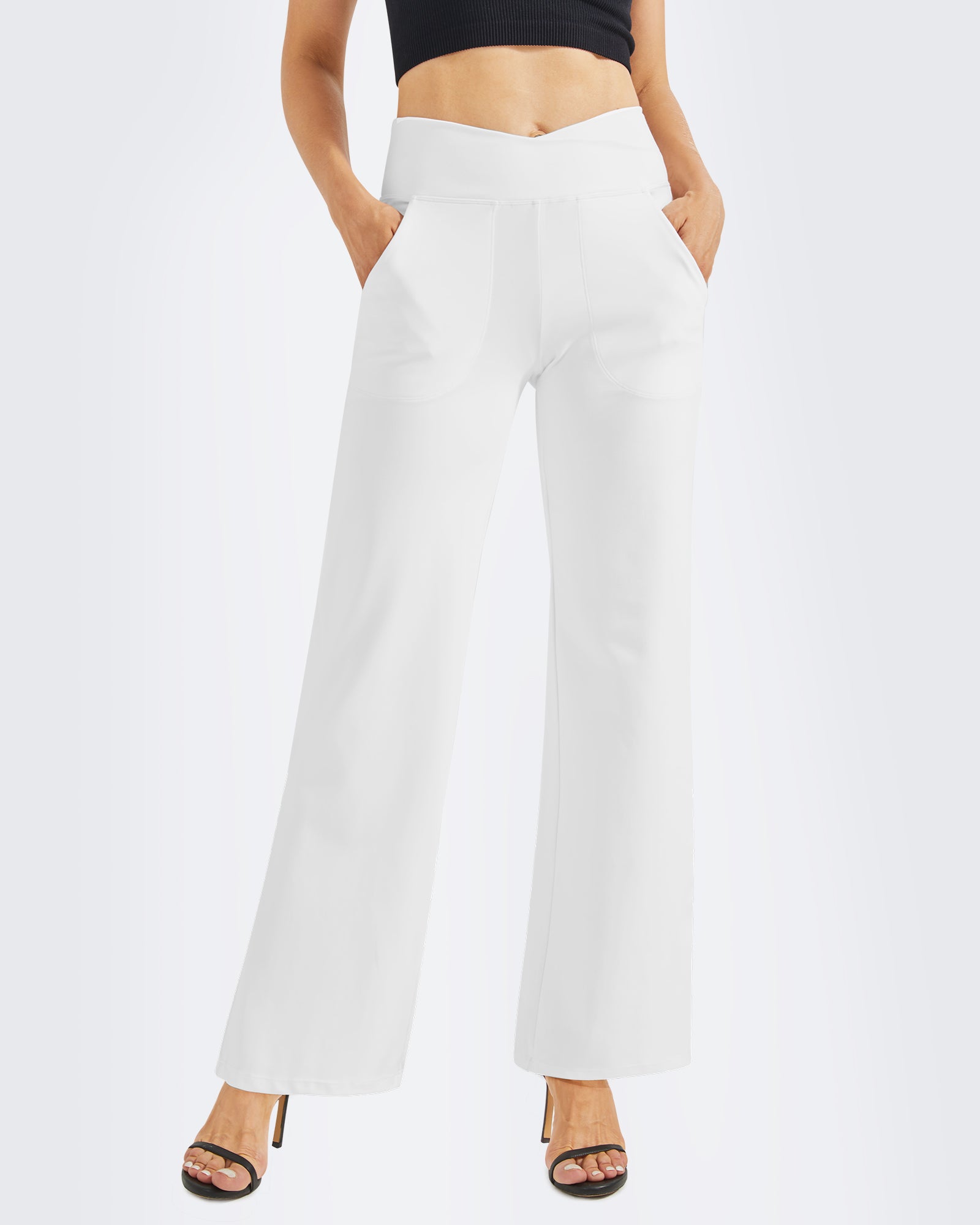 🔥Wide Leg High-Waist Casual Pants 31
