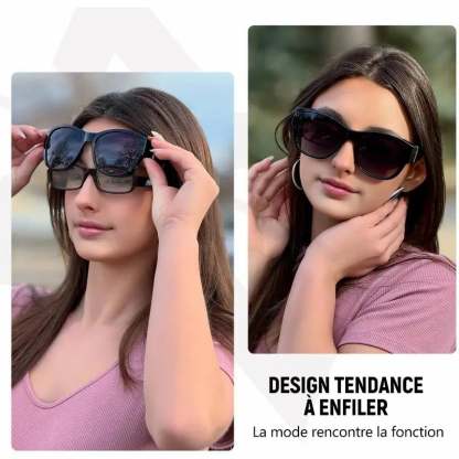 🎉Buy 1, Get 1 Free😎New trendy 2026 round cat-eye sunglasses—polarized with UV400 protection🕶️