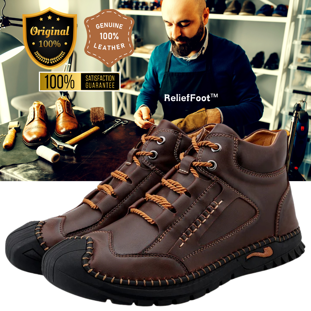 (🔥CLEARANCE SALE - 70% OFF)-Stitched Hand-Sewn Cowhide Medical Shoes 