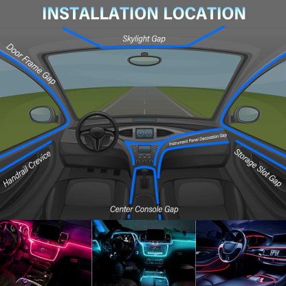 🚗🔥Multi-Color (App Controlled) Ambient Lights