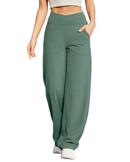 🔥Wide Leg High-Waist Casual Pants 31