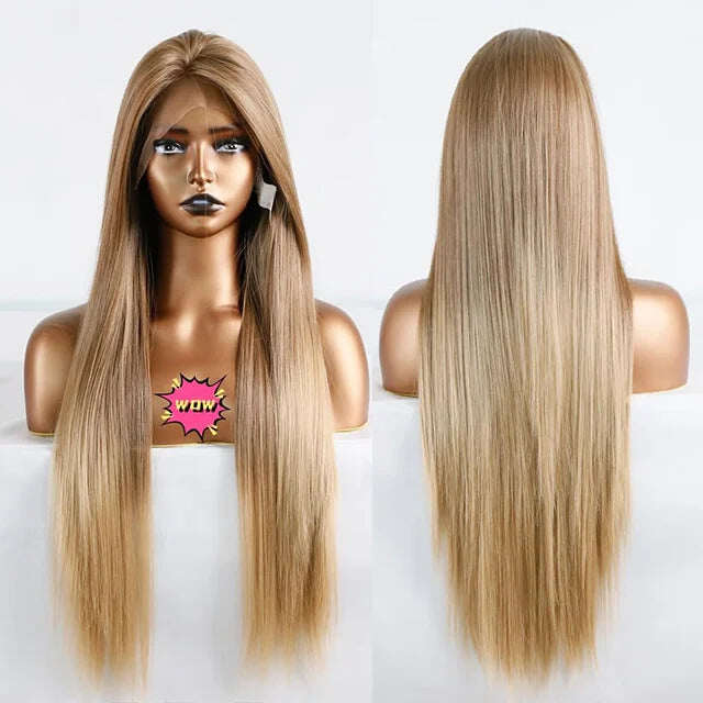 55 long, straight natural wigs, everyday fashion details