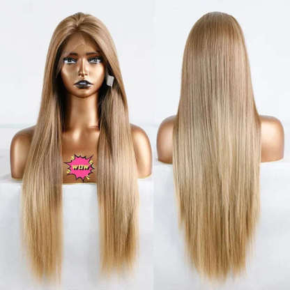 55 long, straight natural wigs, everyday fashion details